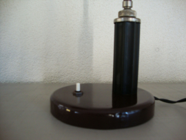 Vintage metalen lamp - bureaulamp - VERKOCHT