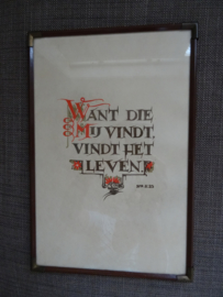 Tekst prent - Spreuken 8 : 35