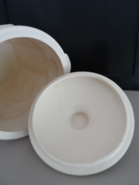Witte dekselpot - Rumtopf pot - wit - VERKOCHT