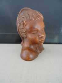 Vintage beeldje vrouw - meisje