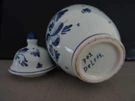 Dekselpotje Delfts blauw - VERKOCHT