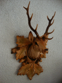 Vintage hertenkop - kunststof - VERKOCHT