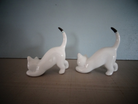 Beeldjes poesjes - Set van 2 - VERKOCHT