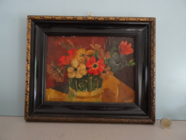 Schilderij vintage - bloemen - VERKOCHT