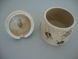 Vintage honingpotje bijen - bijenkorf - VERKOCHT