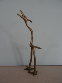 Vintage vogel. - koper of messing - VERKOCHT