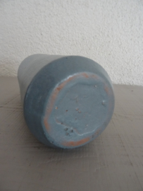 Blauw vaasje - keramiek - VERKOCHT
