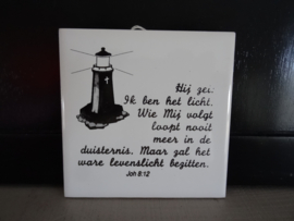Teksttegel - Joh. 8:12