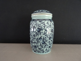 Dekselpotje Chinees - groen/blauw - VERKOCHT