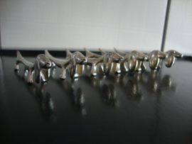 Messenleggers Teckel - zilverkleurig - VERKOCHT