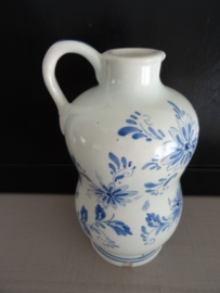 Delfts blauw kruikje - De zwarte kip anno 1857 - VERKOCHT