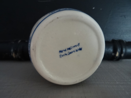 Waxinelichtjes Delfts blauw - set van 2 - Handpainted - VERKOCHT