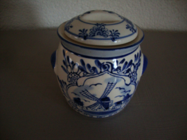 Delfts blauw mosterdpotje - VERKOCHT