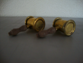 Peper- en zoutstel - koper of messing - VERKOCHT