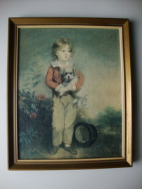 Brocante schilderijtje / prent - VERKOCHT