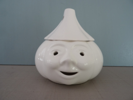 Vintage knoflookpot - gezicht - VERKOCHT