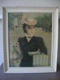 Vintage prent Huldah - Parijs - VERKOCHT