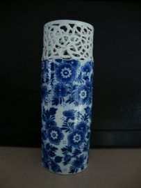 Delfts blauwe vaas - Delfleur Holland - Handpainted - VERKOCHT