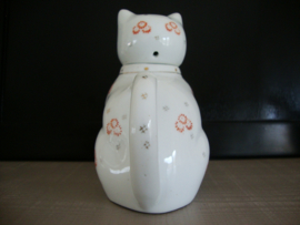 Vintage theepotje poes - kat - Chinees - VERKOCHT