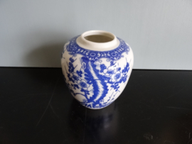 Gemberpotje - blauw/wit - VERKOCHT