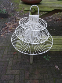 Vintage etagere - metaal - draad