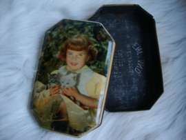 Oud Engels blikje trommeltje - Daintee Confectionery - VERKOCHT
