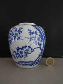 Gemberpotje - bloesem - blauw/wit - VERKOCHT