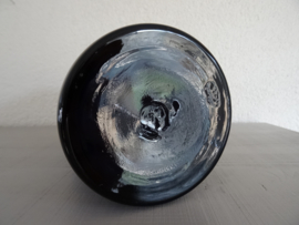 Blauwe vaas - glas - VERKOCHT