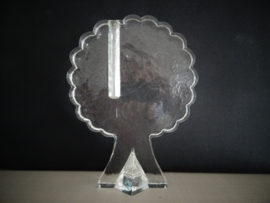 Solifleur glas - 1 bloem vaasje - vintage - dik glas Scandinavisch