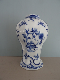 Vaas - blauw/wit