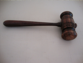 Houten hamer - rechter hamer - VERKOCHT