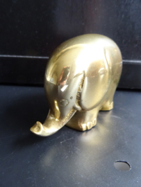 Beeldje olifant - koper/messing - VERKOCHT