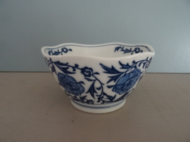 Schaaltje blauw/wit - VERKOCHT