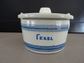 Delfts blauw dekselpotje - VERKOCHT