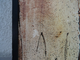 Schilderij - prent op hardboard - VERKOCHT