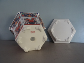 Bloempot met onderschotel - Chinees - VERKOCHT