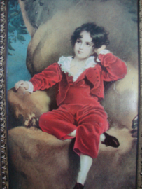 Oude trommel ca 1950-1959 Wilkin's Red Boy  - VERKOCHT