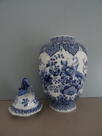 Delfts blauwe dekselpot - VERKOCHT