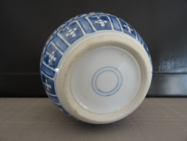 Gemberpot Chinees - blauw/wit - VERKOCHT