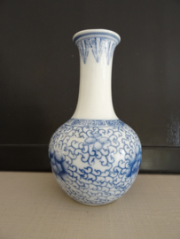 Chinees vaasje - blauw/wit - VERKOCHT