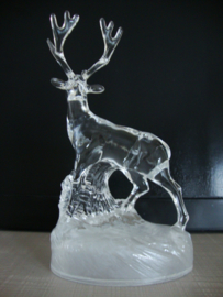 Beeld glas hert - VERKOCHT