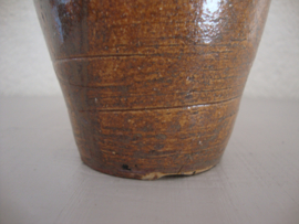 kruikje bruin - brocante - VERKOCHT