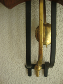 Vintage klok wandklok met slinger - Orfac - VERKOCHT