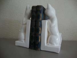 Boekensteunen poes kat - VERKOCHT