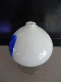 Glazen set - blauw/wit - VERKOCHT