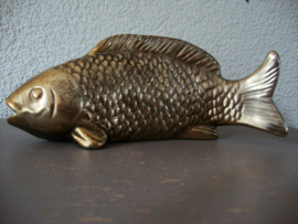 Vis - goud-/koperkleur - aardewerk - VERKOCHT