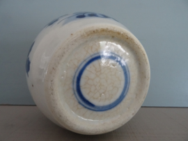 Gemberpot - blauw/wit - VERKOCHT