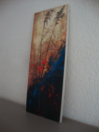 Vintage schilderijtje - hardboard - VERKOCHT