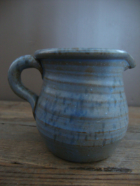 Blauw aardewerk kannetje - kruikje - VERKOCHT