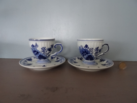 Kop en schotel Delfts blauw - Set van 2 - VERKOCHT